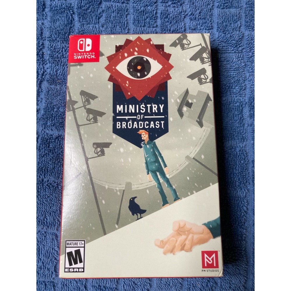 Ministry of Broadcast Switch 2020 Cart Case Steel Book and Box Tested